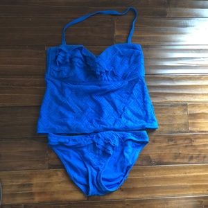 Blue New Direction Tankini size Large